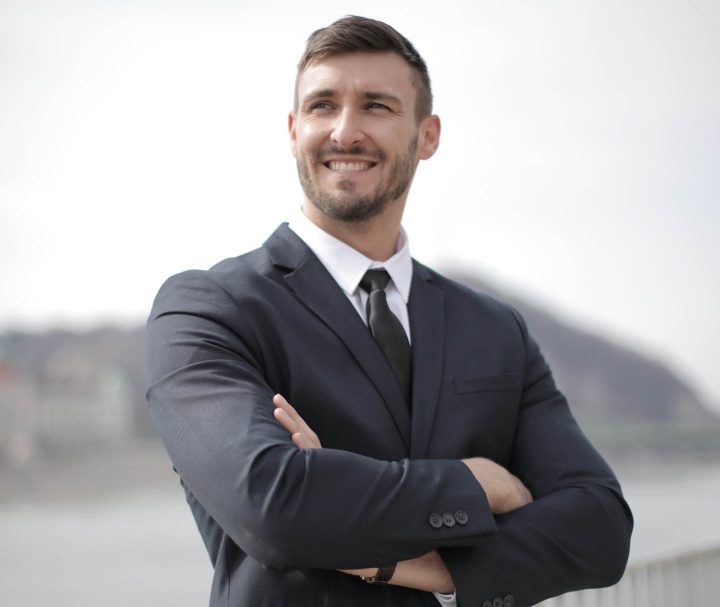 A confident buisinessman